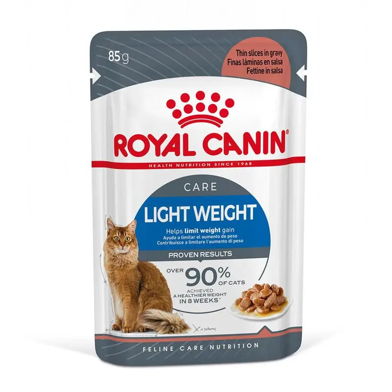 پوچ گربه رویال کنین لایت ویت کر 85 گرم